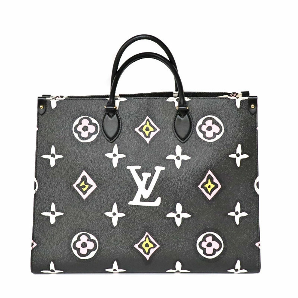 LOUIS VUITTON OnTheGo Graphic Wild Heart Leopard Giant Tote Hand Shoulder Bag - Picture 2 of 6